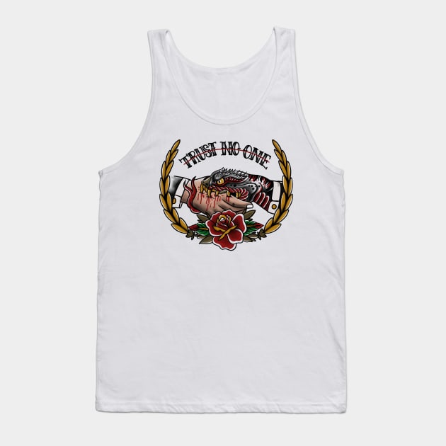 Trust no one Tank Top by Blunts